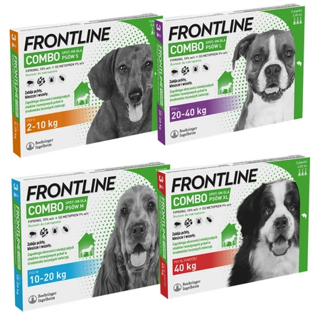 FRONTLINE COMBO Spot-On XL >40kg Krople na kleszcze 1szt.