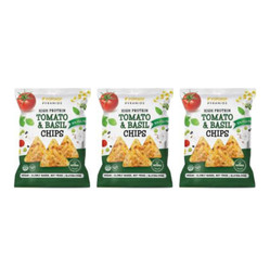 Zestaw: 3x Piramidki proteinowe pomidorowe z bazylią 60 g