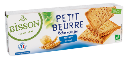 HERBATNIKI MAŚLANE PETIT BEURRE BIO 150 g - BISSON