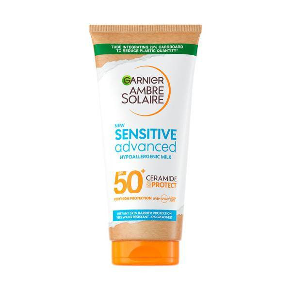 Ambre Solaire Sensitive Advanced hipoalergiczne mleczko ochronne do ciała SPF50+ 175ml - Nabea.pl