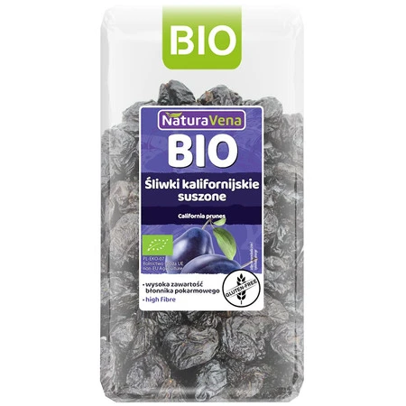 NATURAVENA ŚLIWKI KALIFORNIJSKIE BIO 400 g