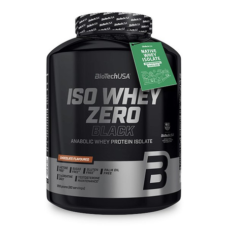 BioTech USA Iso Whey odżywka białkowa izolat 1816g smak czekolada