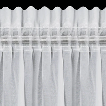 FIRANA GOTOWA KATHY NA TAŚMIE 140 X 270 CM BIAŁY