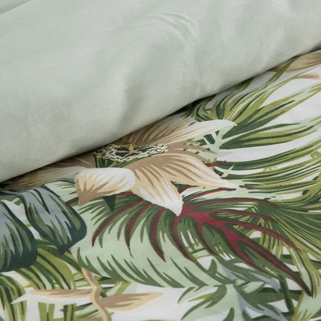 Komplet pościeli satynowej Spring 30, 220 x 200 cm, Biały