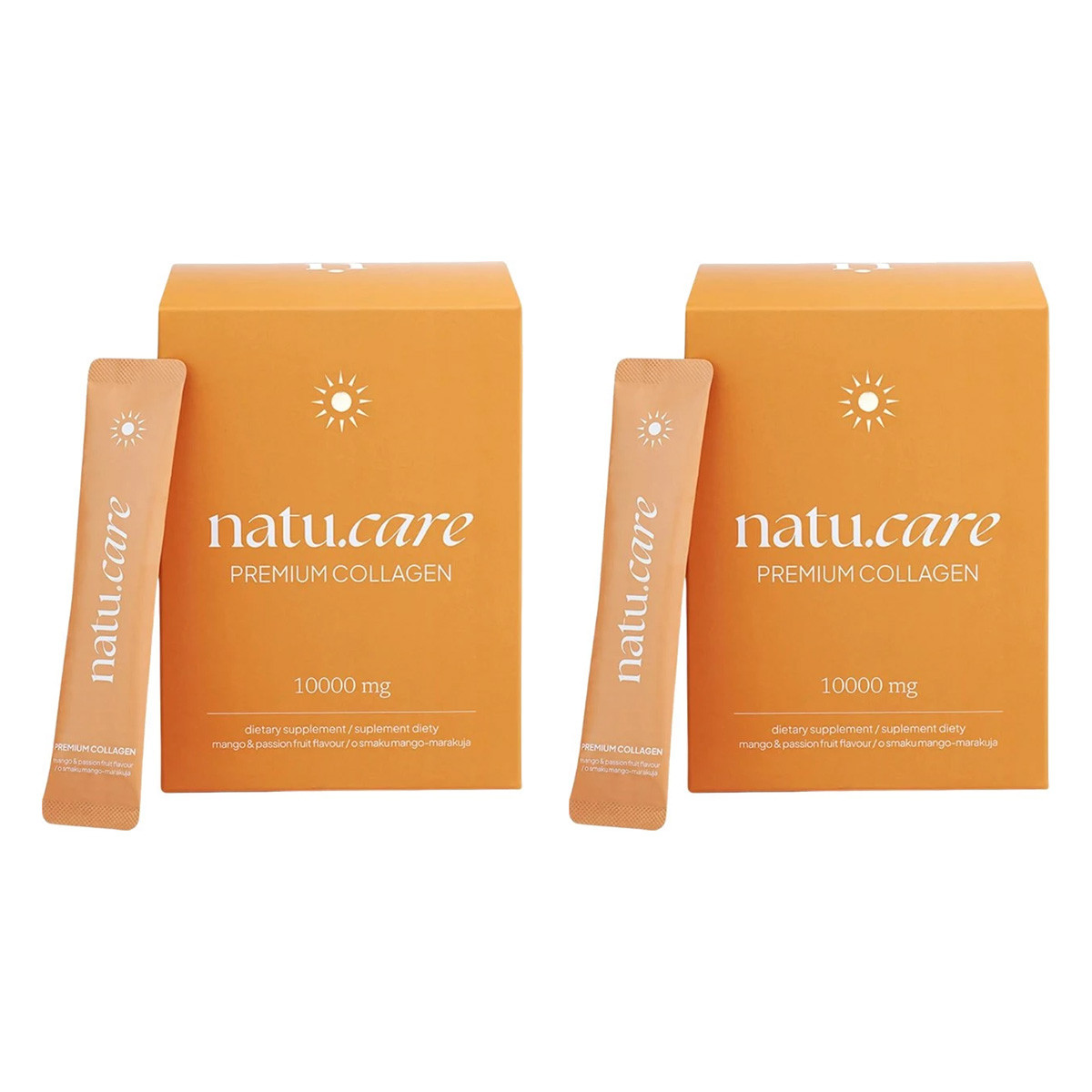 Zestaw 2x Natu.Care Premium Kolagen mango-marakuja 10 000 mg - 30 saszetek - Nabea.pl