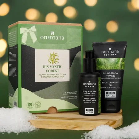 Orientana Xmas Mystic Forest Dfor Him  Kojąco - regenerujący zestaw do twarzy dla mężczyzn
