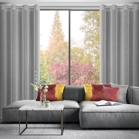 ZASŁONA GOTOWA ADELA 140 X 250 CM STALOWY