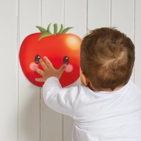 Janod Drewniana przebijanka Warzywa Farma 12m+