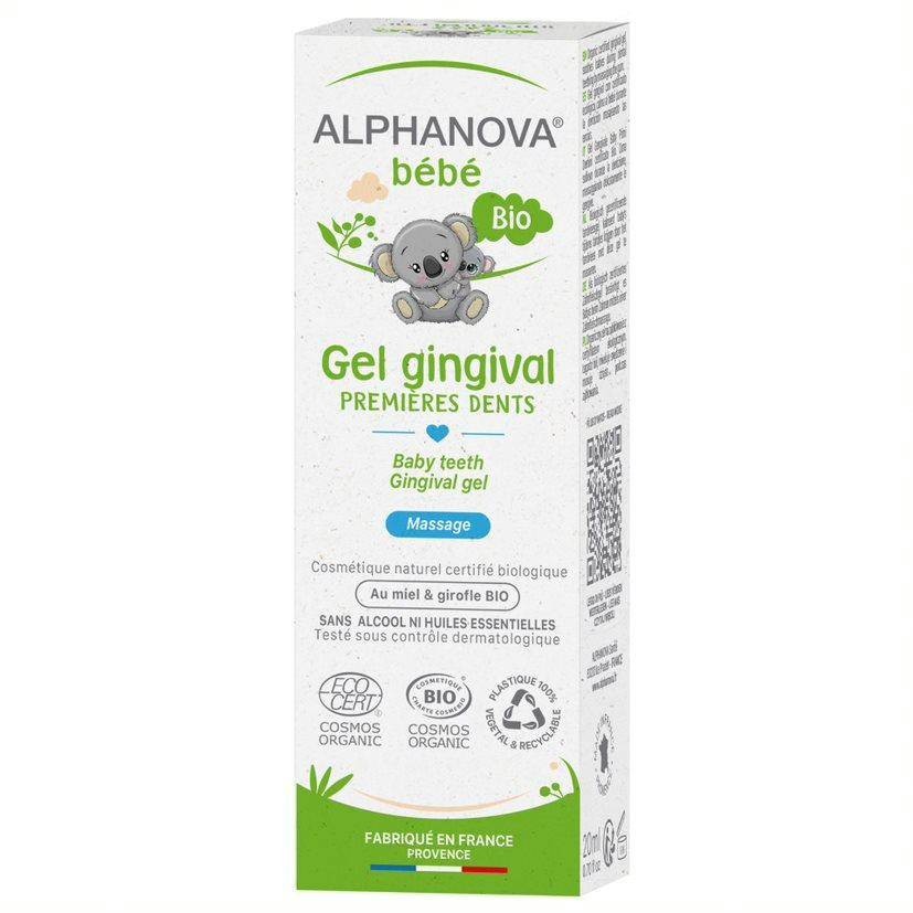 Alphanova Bebe, Organiczny żel łagodzący ząbkowanie, 20 ml