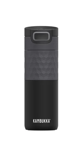 Kambukka kubek termiczny Etna Grip 500 ml - Black Steel 