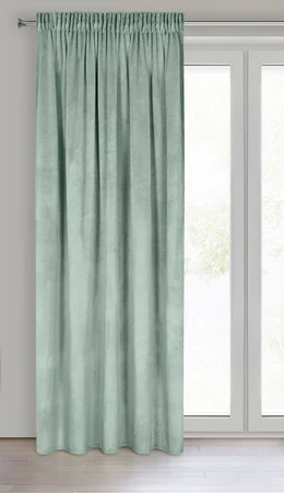 ZASŁONA GOTOWA MELANIE NA TAŚMIE 140 X 270 CM JASNOMIĘTOWY