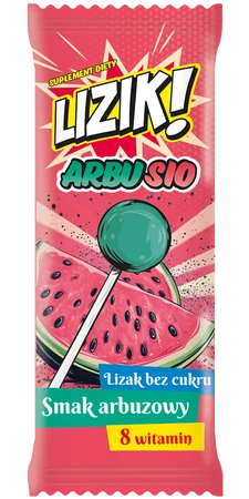 STARPHARMA Lizik ARBUSIO lizak bez cukru smak arbuzowy 1 szt.