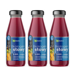 Zestaw: 3x Ekamedica Kolagen Stawy typ I II III IV  250 ml
