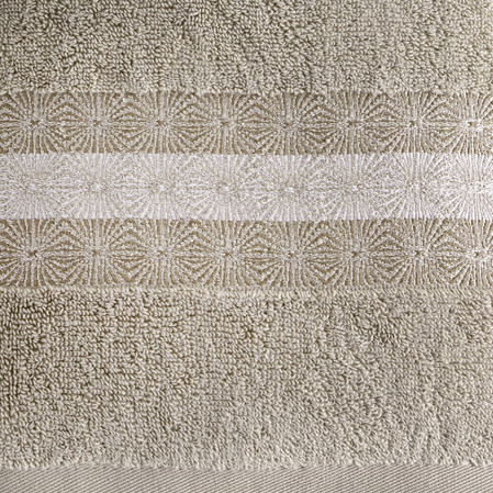 Ręcznik Malika (02), 70 x 140 cm, Beżowy