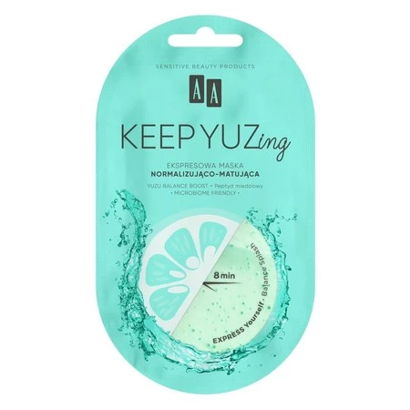 Keep Yuzing ekspresowa maska normalizująco-matująca 7ml