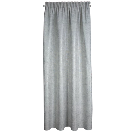 ZASŁONA GOTOWA BLANKA NA TAŚMIE 140 X 280 CM SREBRNY