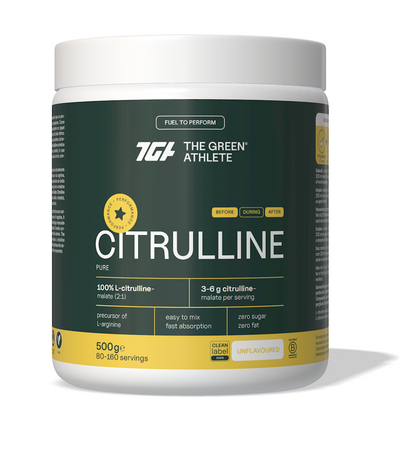 THE GREEN ATHLETE CYTRULINA Jabłczan L-cytruliny BEZGLUTENOWA 500 g