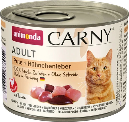 ANIMONDA Carny ADULT Indyk Wątróbka Kurczaka 200g