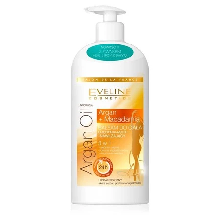 Argan Oil Argan + Macadamia balsam do ciała ujędrniająco-nawilżający 3w1 350ml