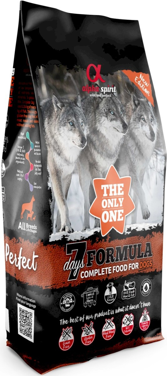 Alpha Spirit 7 Days Formula - pełnoporcjowa sucha karma dla psa - 12kg - Nabea.pl