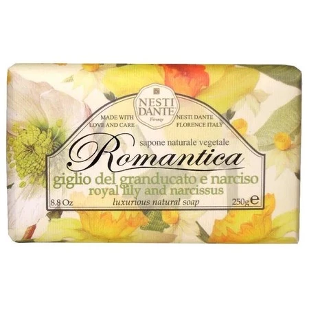 Romantica mydło toaletowe Lilia & Narcyz 250g