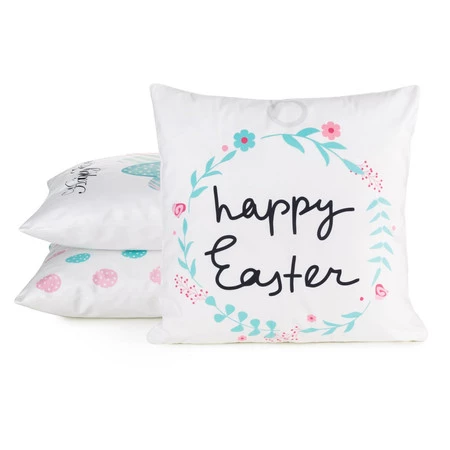 Poszewka Wiosna 4 45 x 45 cm, Biały