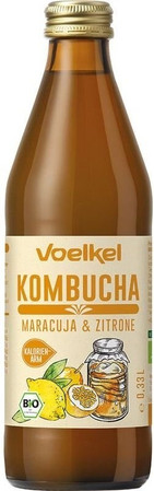Voelkel Kombucha marakuja-cytryna BIO 330 ml
