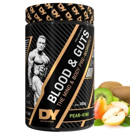 Dorian Yates Blood and Guts Pre-Workout przedtreningówka  380g smak gruszki i kiwi