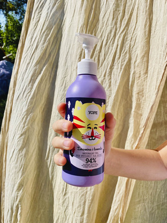 Yope - Żel pod prysznic dla dzieci Żurawina i Lawenda 400 ml