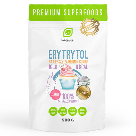 Intenson Erytrytol zamiennik cukru 500 g