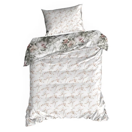 Komplet pościeli satynowej Nika 53, 220 x 200 cm, Biały