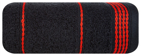 Ręcznik Mira (18), 50 x 90 cm, Czarny