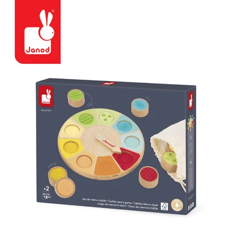Janod Gra pamięciowa memory sensoryczne dotykowe Koło Sensoriel 2+