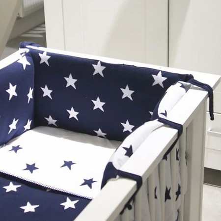 Baby's Only, Star Ochraniacz na łóżeczko, 40x180cm, Miętowy/Biały