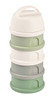 BEABA Pojemniki na mleko w proszku 4 komory cotton white/sage green