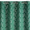 ZASŁONA GOTOWA D91 POLI 140 X 250 CM ZIELONY