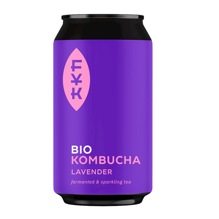 FOREVER YOUNG KOMBUCHA KOMBUCHA HERBATA ZIELONA Z LAWENDĄ BEZGLUTENOWA BIO 330 ml