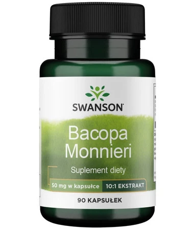 Swanson Bacopa Monniera 10:1 Extract 50 Mg 90 K