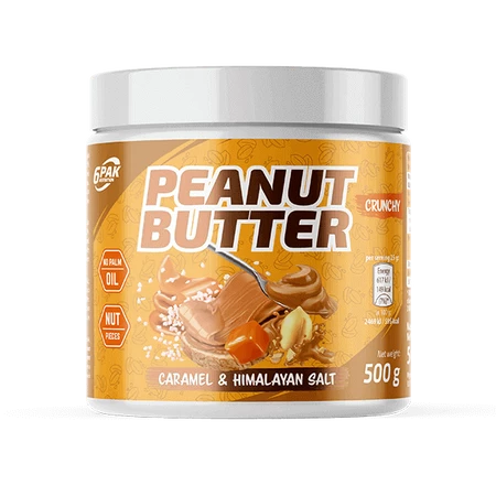 6PAK PEANUT BUTTER CARAMEL & HIMALAYAN SALT 500g