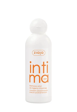 Ziaja Intima, Płyn kremowy do higieny intymnej z kwasem askorbinowym przeciw podrażnieniom 200ml