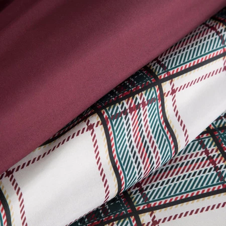 Komplet pościel rozm.: 140 x 200 cm wzór: ARON klasyczna krata