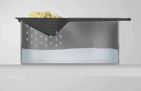 JJ - Łyżka cedzakowa L Scoop™ Plus, czarno-zielona