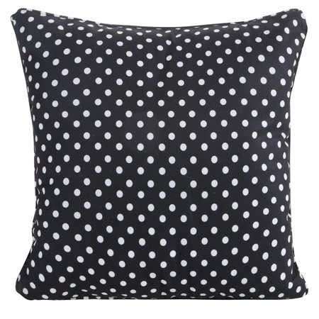 Poszewka Wiosna 45 x 45 cm, Czarny