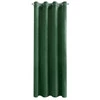 ZASŁONA GOTOWA D91 ROSA 140 X 250 CM CIEMNOZIELONY