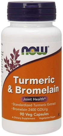 Turmeric & Bromelain - Kurkuma 300 mg + Bromelaina 150 mg (90 kaps.)