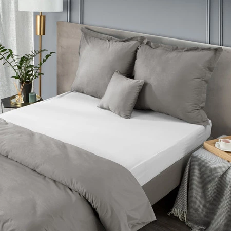 Prześcieradło Jersey3 140 x 200 x 30 cm, Biały