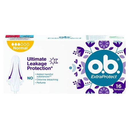 O.B. – ExtraProtect Normal, Tampony – 16 szt.