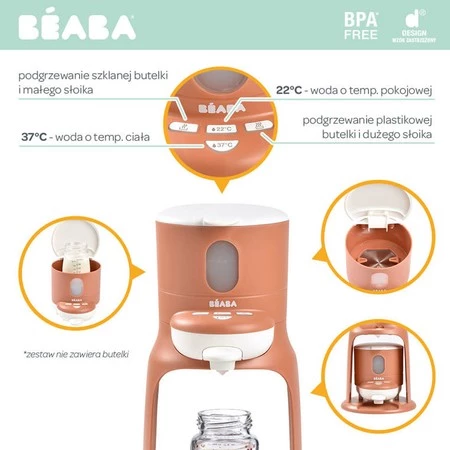Beaba Bib'expresso® Ekspres do mleka 2w1 Terracota LIMITED EDITION