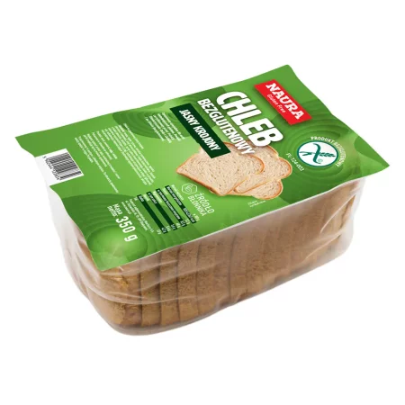 Zestaw 2x Naura − Chleb bezglutenowy jasny krojony − 350 g