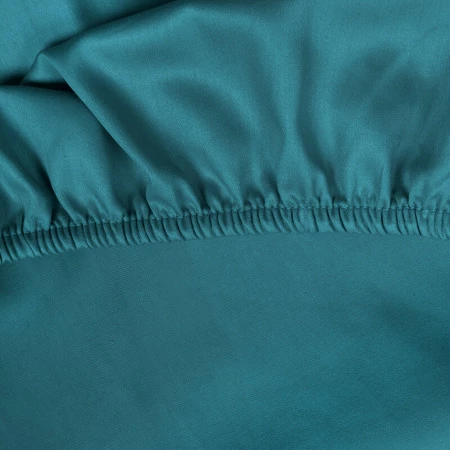 Prześcieradło z gumką, Jersey D91 240 x 220 x 30 cm, Turkusowy